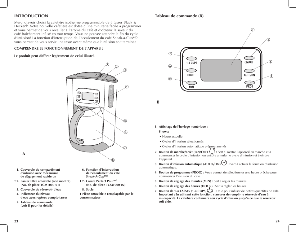 Black & Decker TCM1000KT User Manual | Page 13 / 19