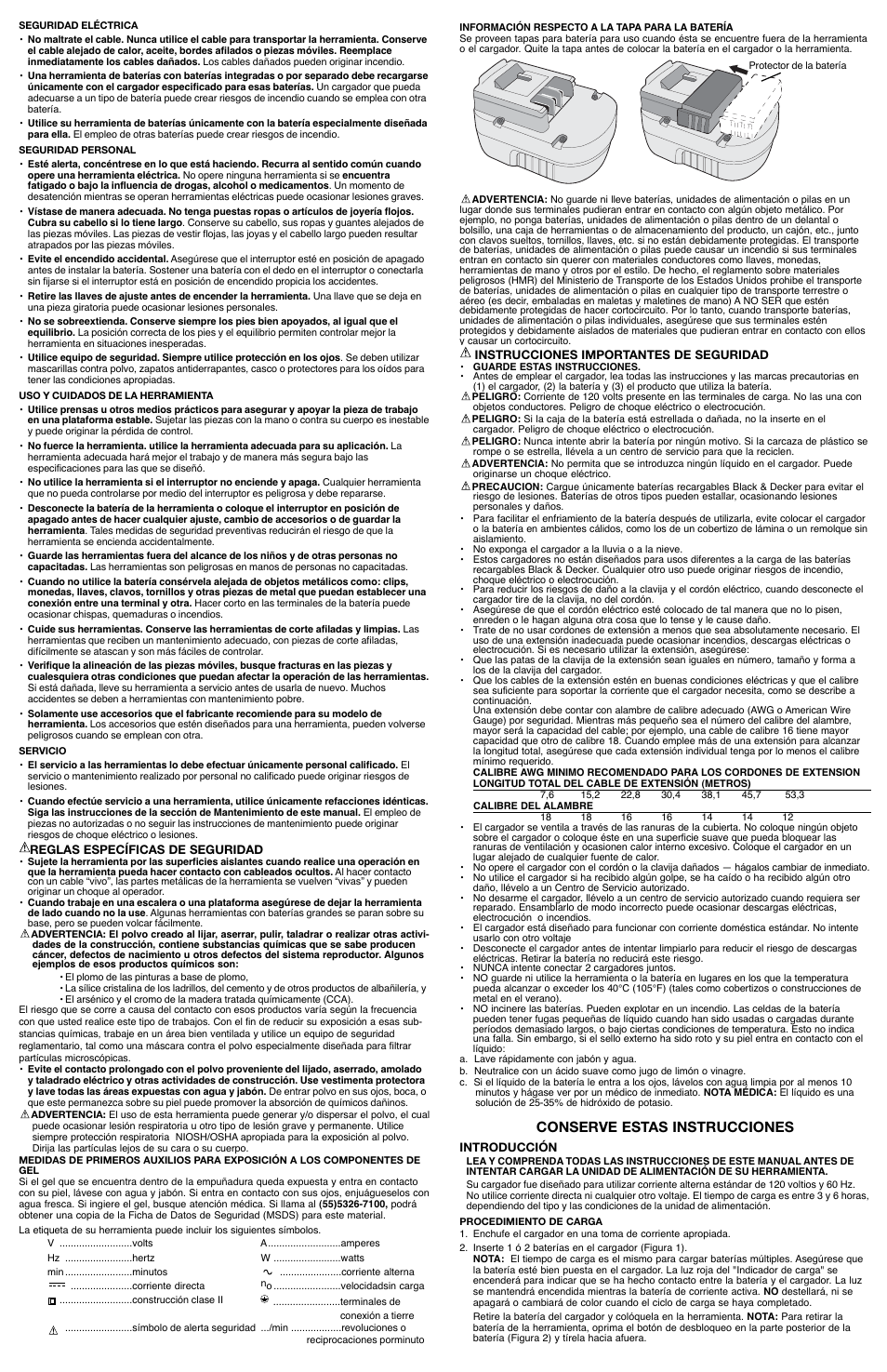 Conserve estas instrucciones | Black & Decker 5146607-00 User Manual | Page 5 / 6