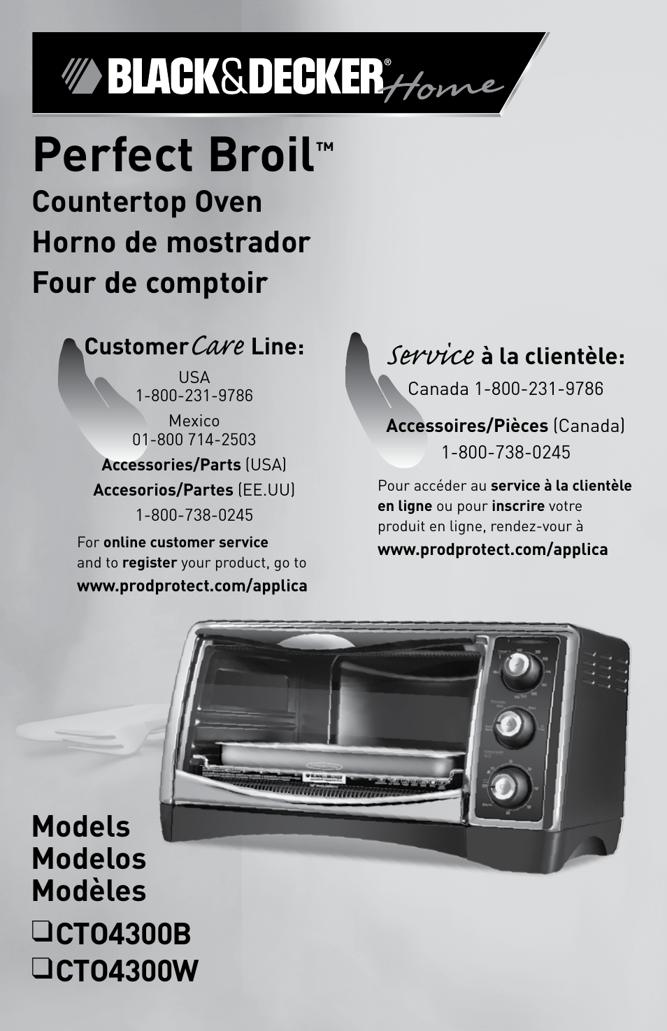 Black & Decker Perfect Broil CTO4300BUC User Manual | 33 pages