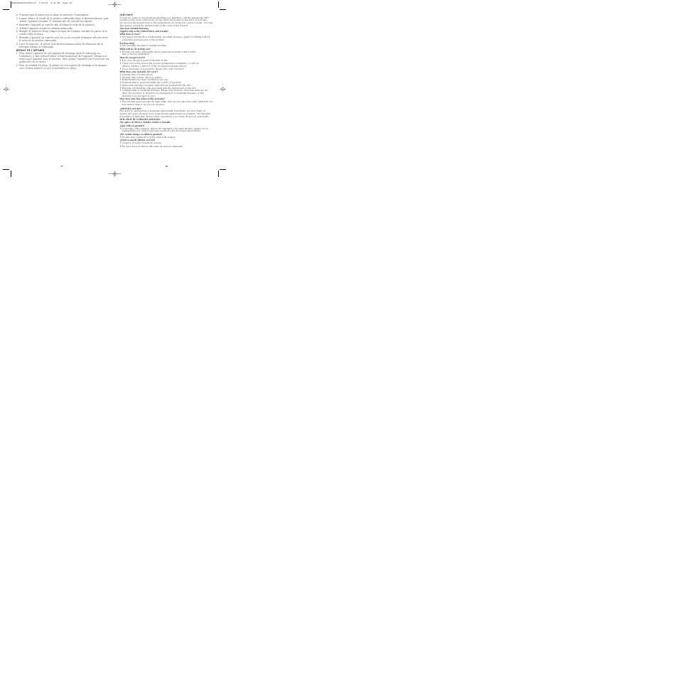 Black & Decker ODC460 User Manual | Page 10 / 13