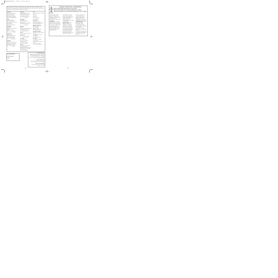 Black & Decker ODC460 User Manual | Page 12 / 13