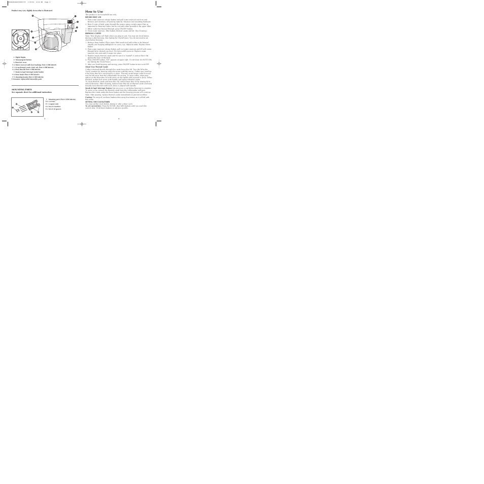 How to use | Black & Decker ODC460 User Manual | Page 3 / 13