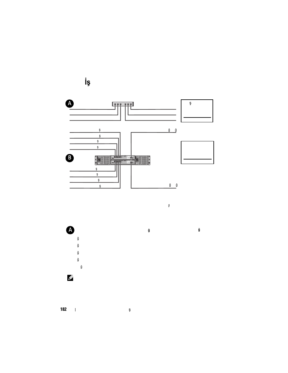 Iscsi işlem tablosunu tamamlama, Iscsi iş lem tablosunu tamamlama, Ipv4 ayarları | Dell PowerVault MD3220i User Manual | Page 184 / 222