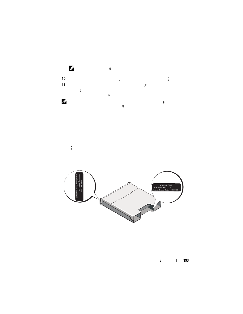 Servis etiketinizin yerini bulma | Dell PowerVault MD3220i User Manual | Page 195 / 222