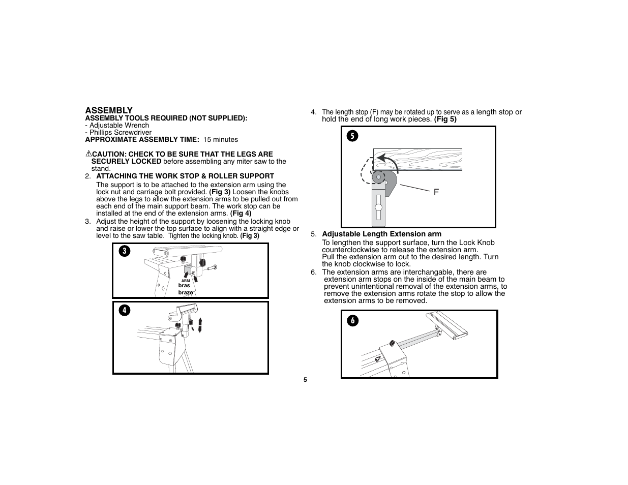 Black & Decker BDWS100 User Manual | Page 5 / 24