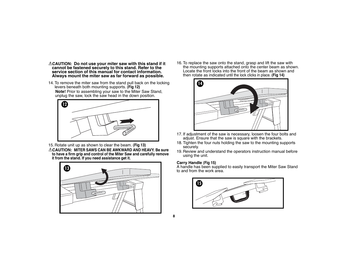 Black & Decker BDWS100 User Manual | Page 8 / 24