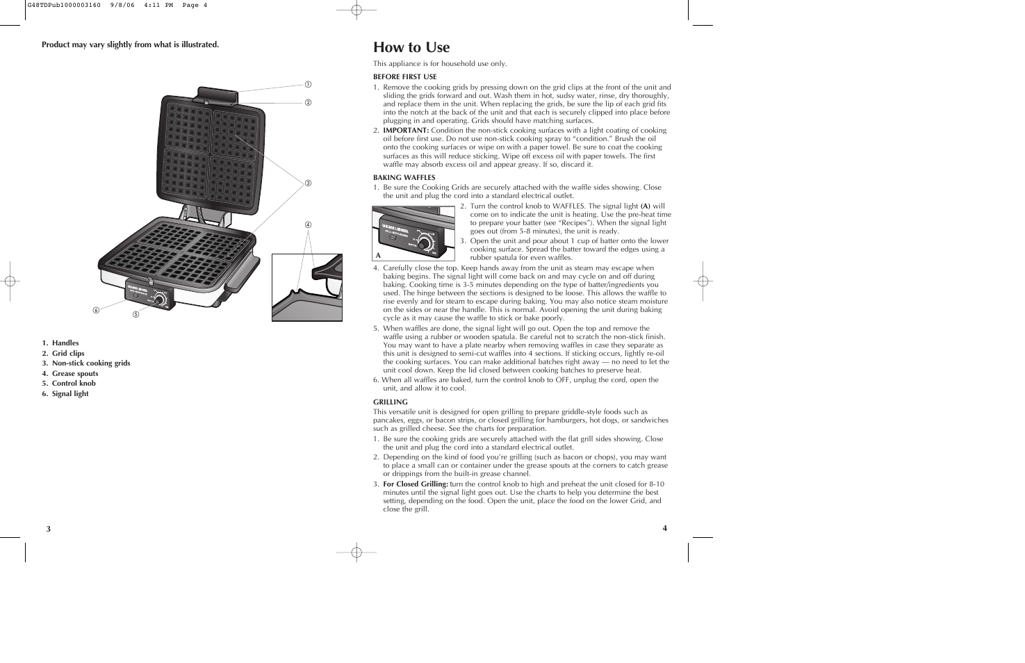 How to use | Black & Decker G48TD User Manual | Page 3 / 15