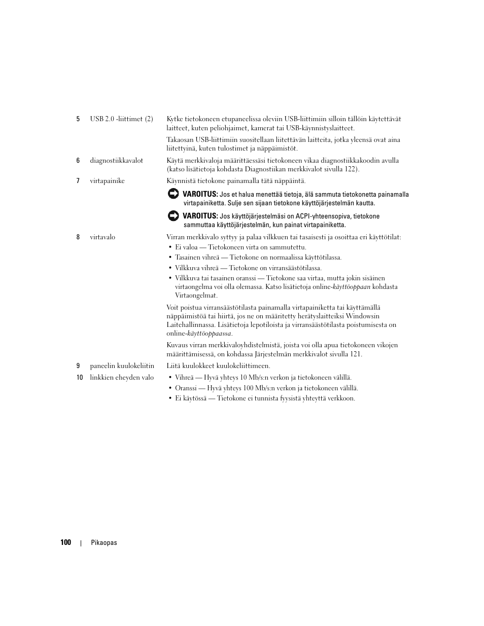 Dell OptiPlex 320 User Manual | Page 100 / 356