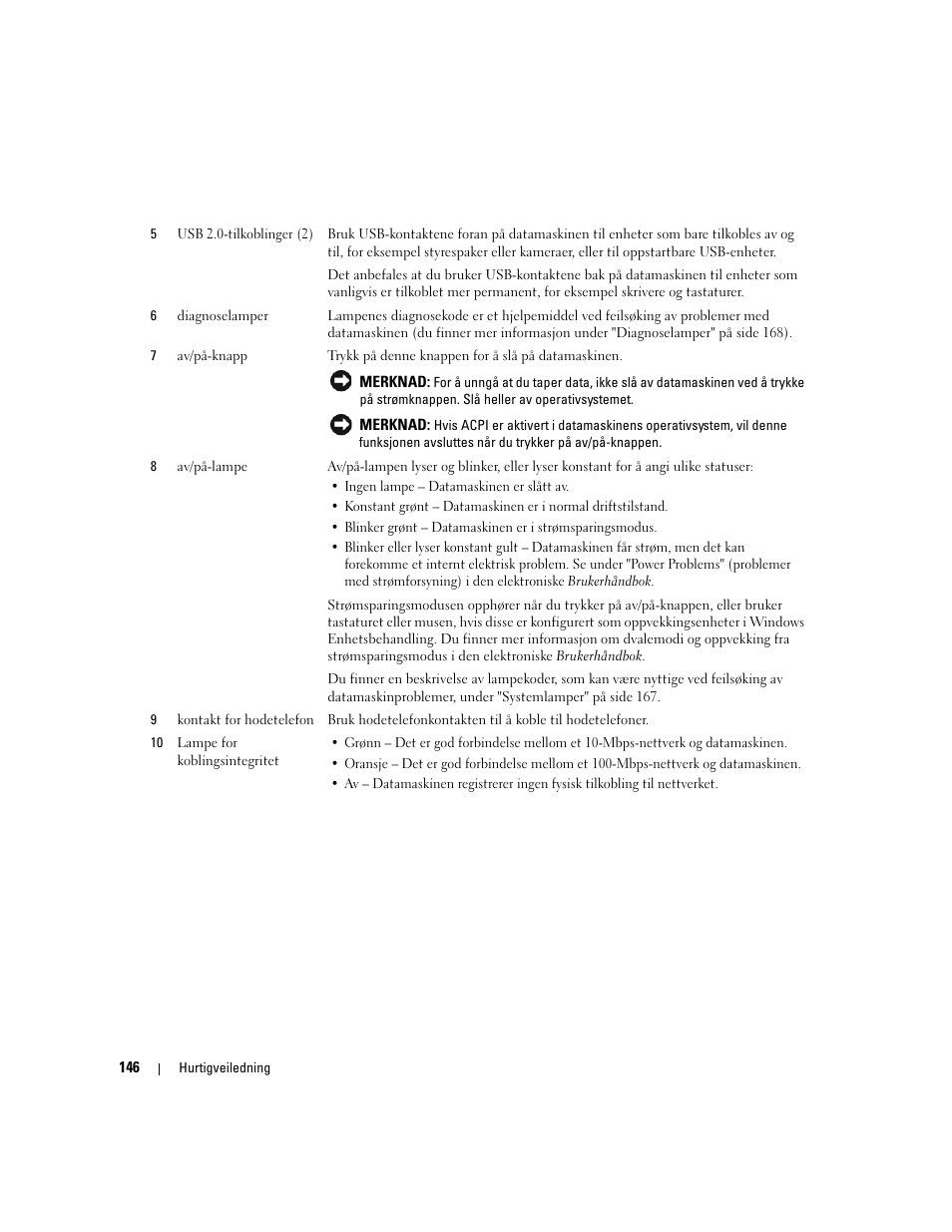 Dell OptiPlex 320 User Manual | Page 146 / 356