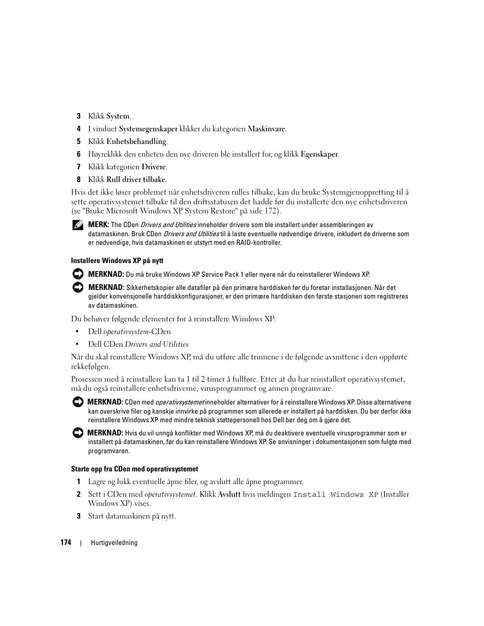 Dell OptiPlex 320 User Manual | Page 174 / 356