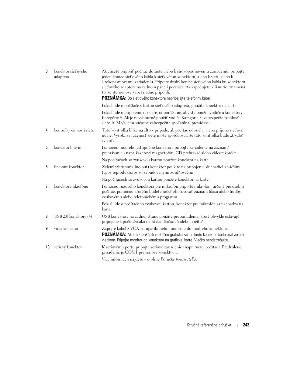 Dell OptiPlex 320 User Manual | Page 243 / 356