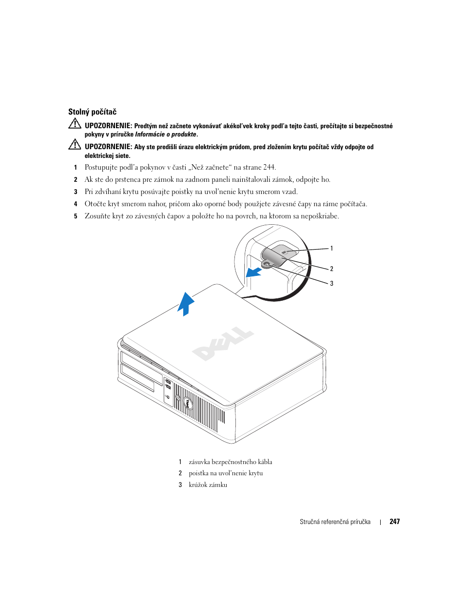 Stolný počítač | Dell OptiPlex 320 User Manual | Page 247 / 356