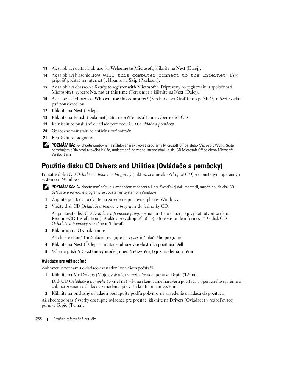 Dell OptiPlex 320 User Manual | Page 266 / 356