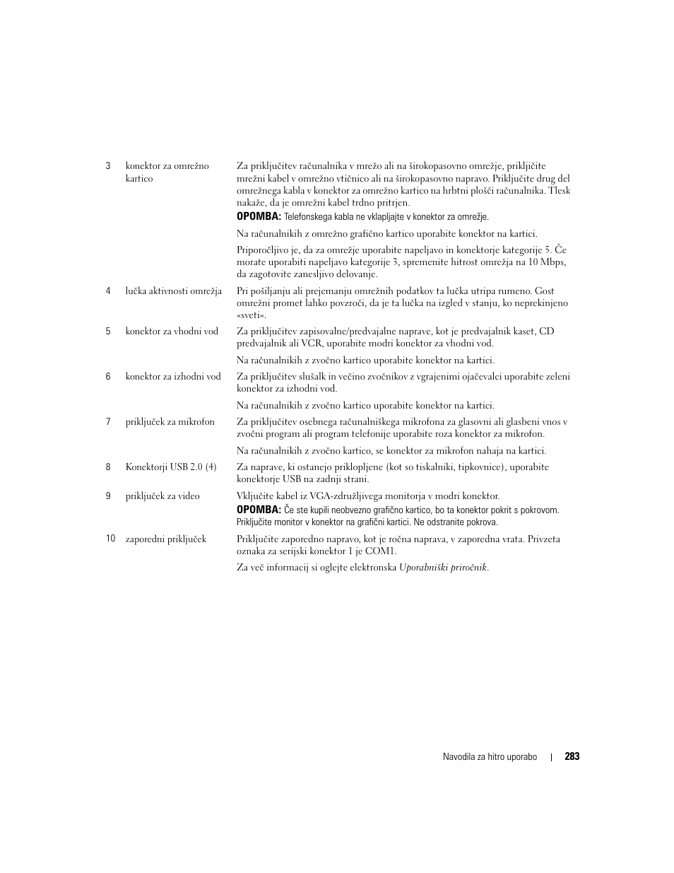 Dell OptiPlex 320 User Manual | Page 283 / 356