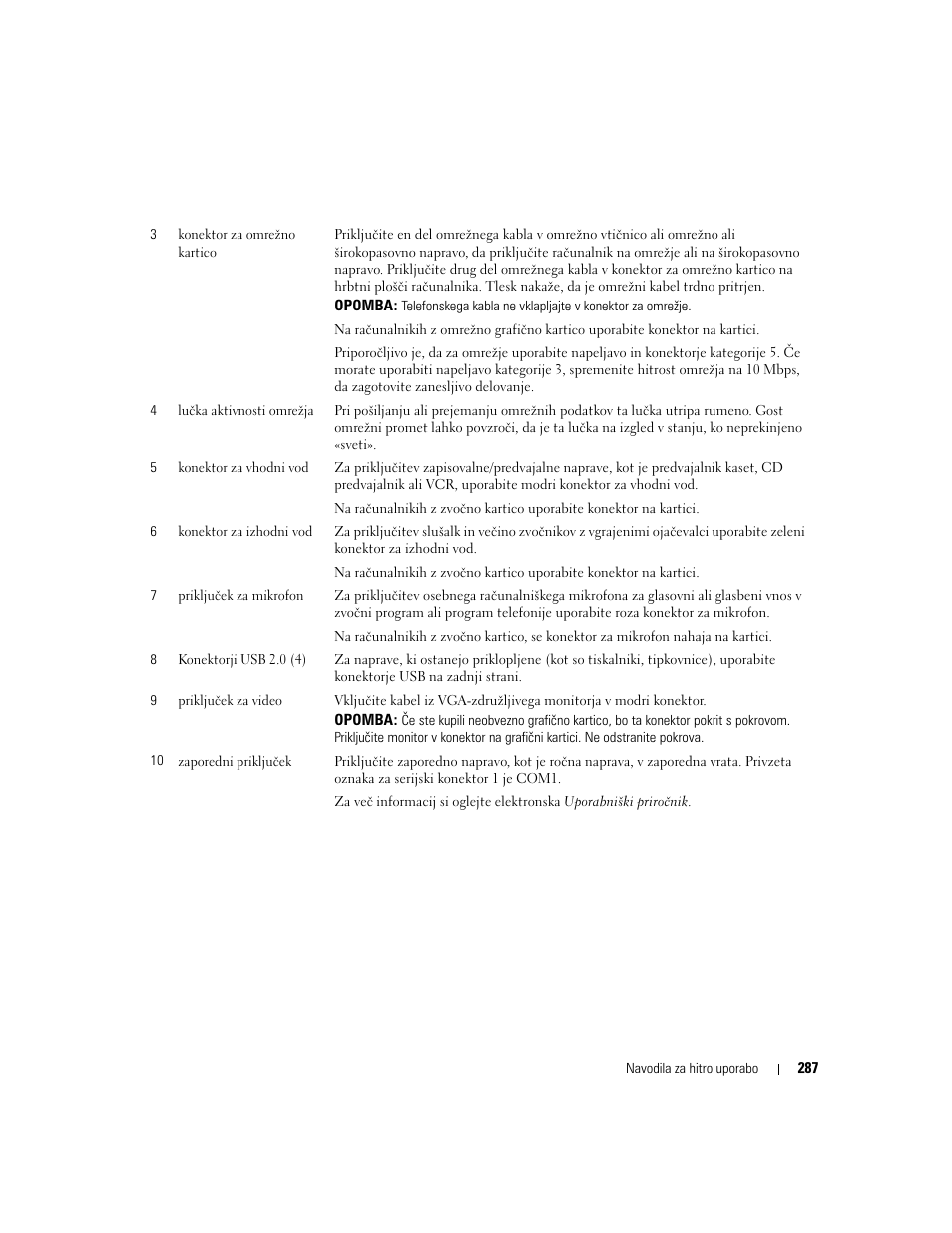 Dell OptiPlex 320 User Manual | Page 287 / 356