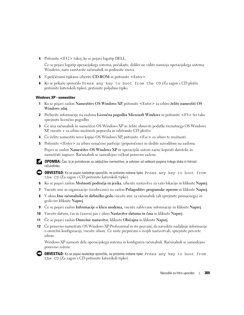 Dell OptiPlex 320 User Manual | Page 309 / 356