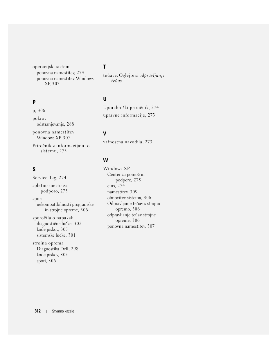 Dell OptiPlex 320 User Manual | Page 312 / 356