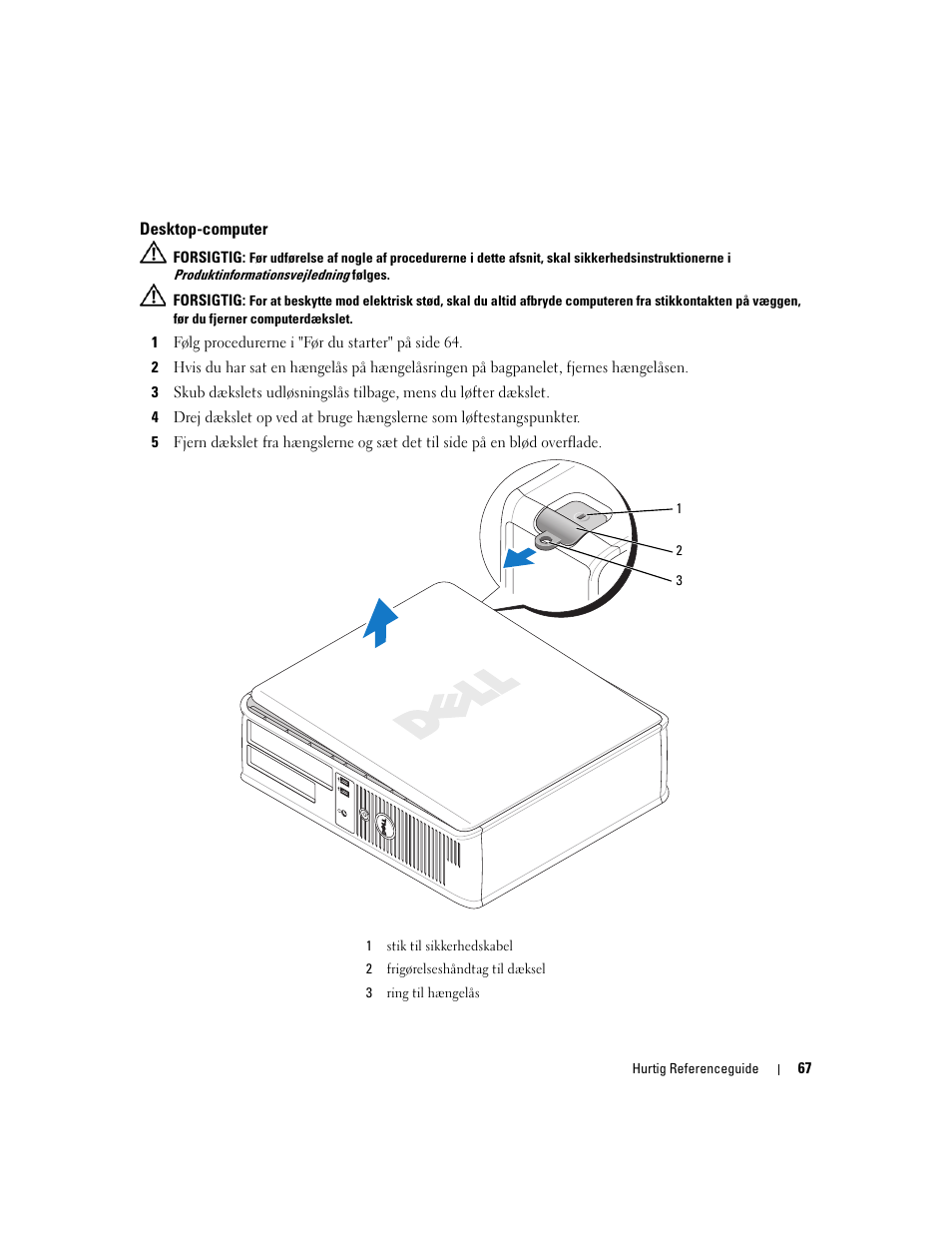 Desktop-computer | Dell OptiPlex 320 User Manual | Page 67 / 356