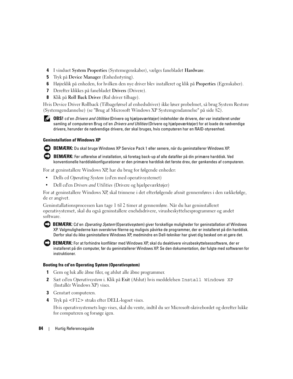 Dell OptiPlex 320 User Manual | Page 84 / 356