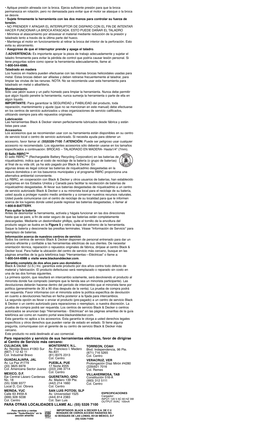 Black & Decker 5145342-00 User Manual | Page 6 / 6