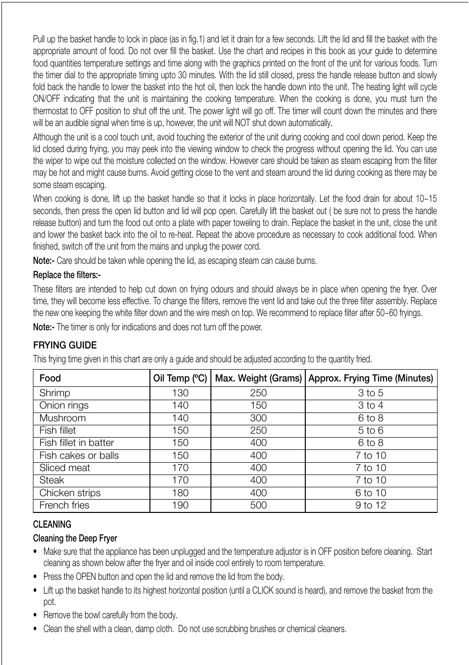 Black & Decker EF40 User Manual | Page 4 / 12