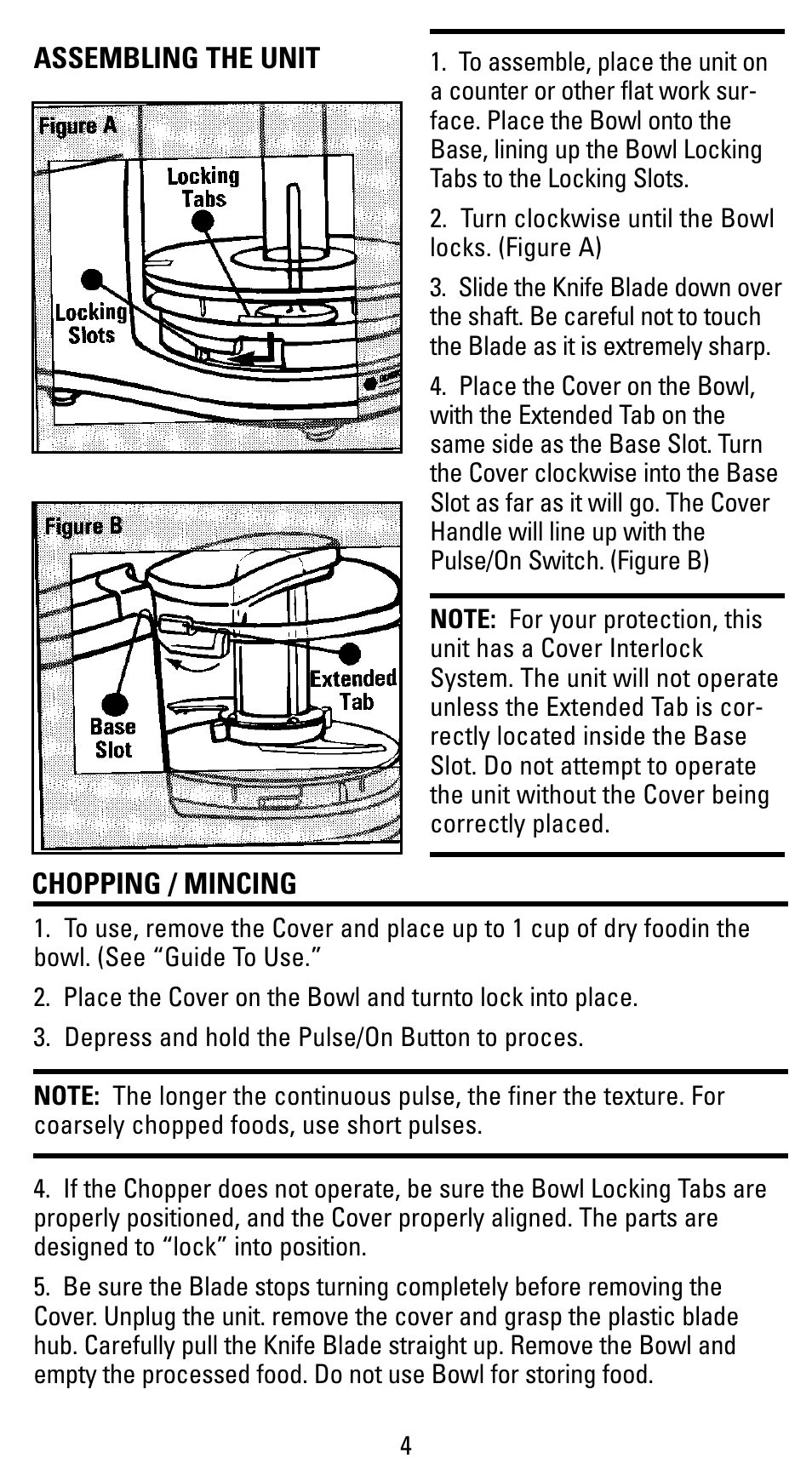 Black & Decker HC2000 User Manual | Page 4 / 6