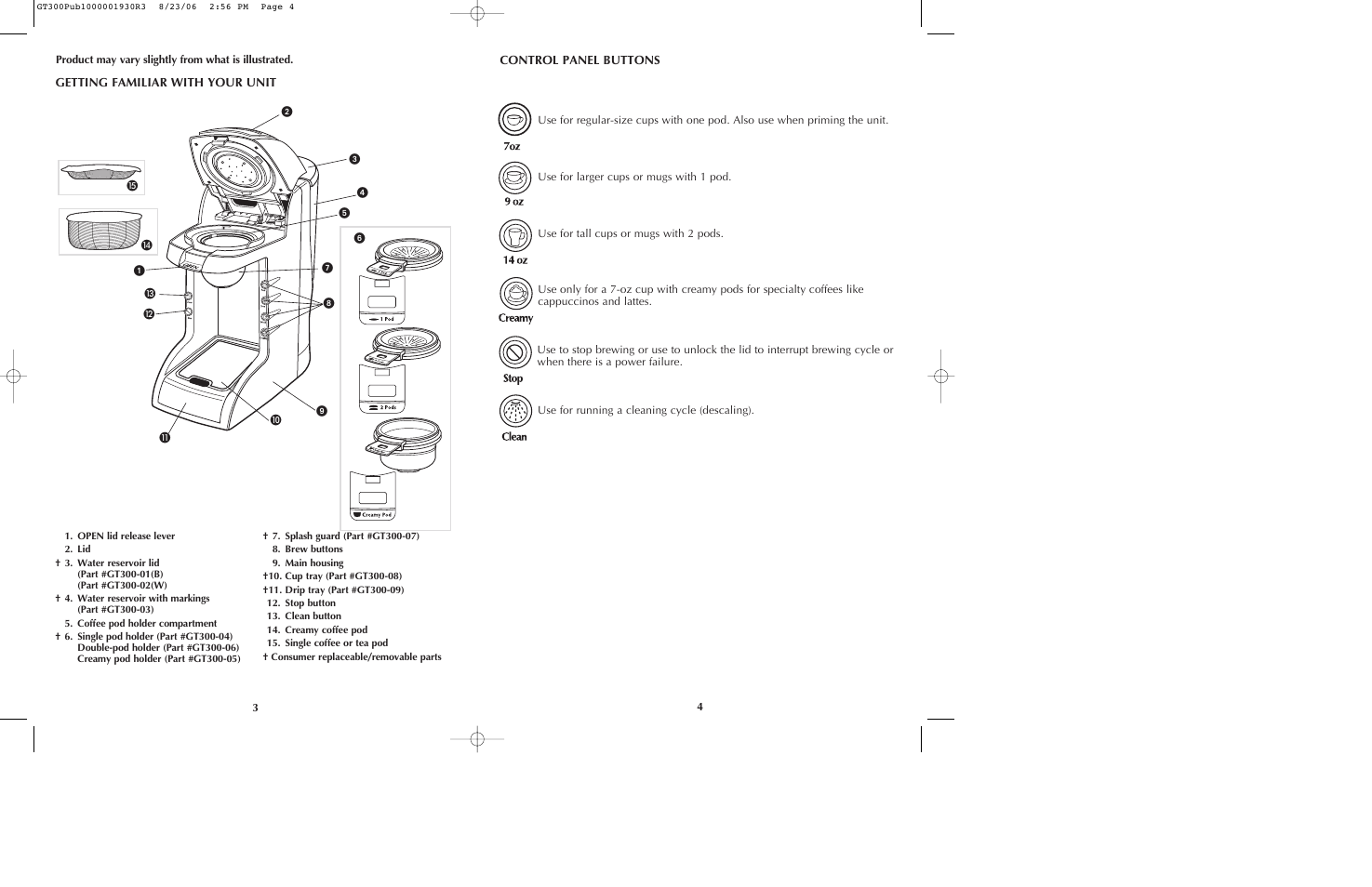 Black & Decker GT305. GT320 User Manual | Page 3 / 23