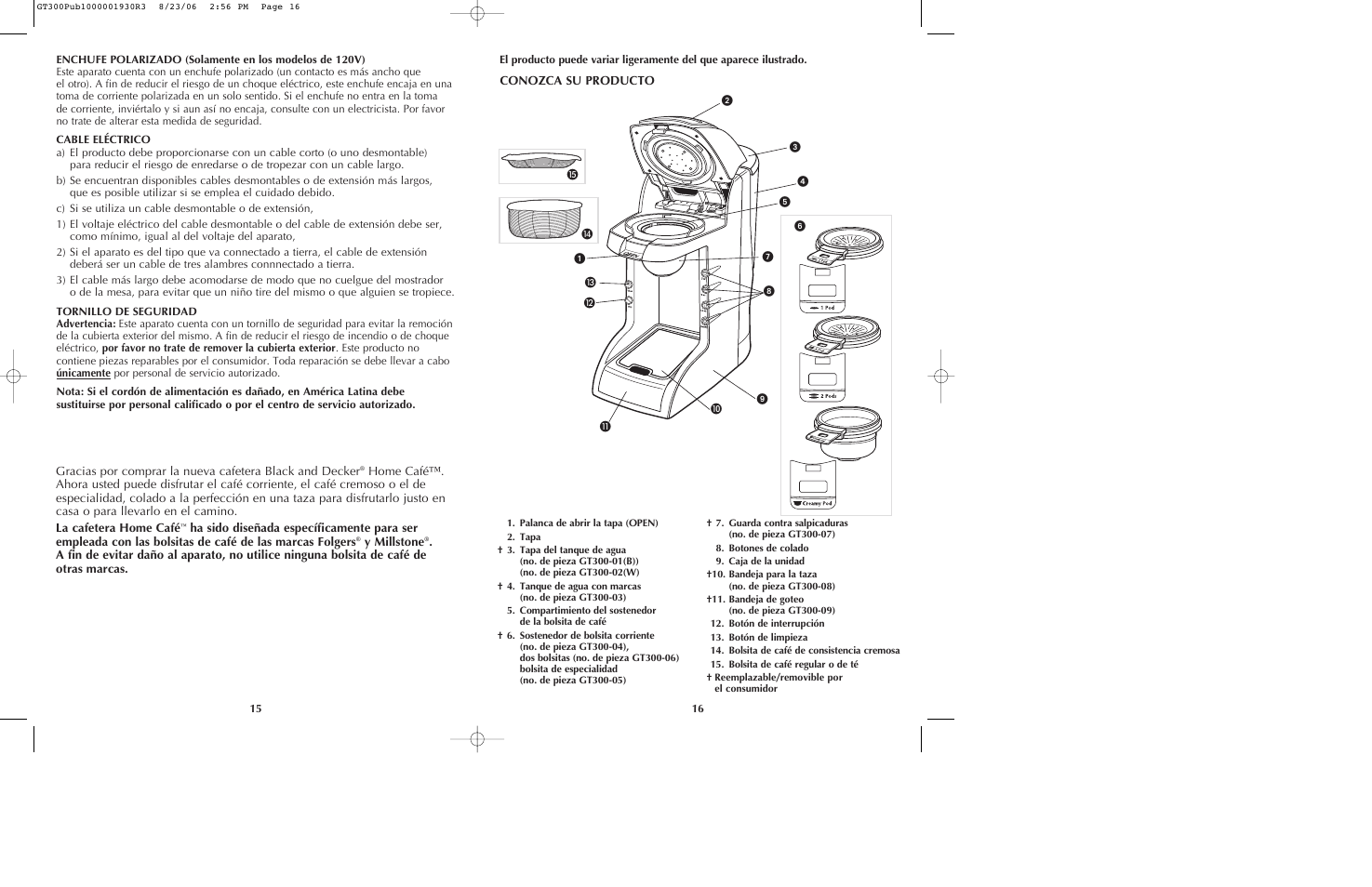 Black & Decker GT305. GT320 User Manual | Page 9 / 23