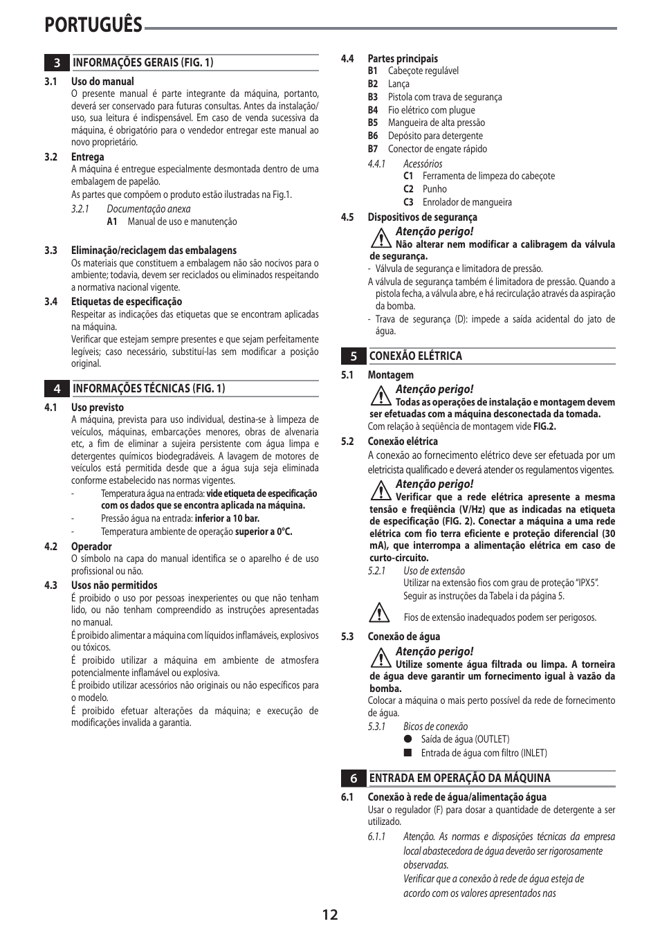 Português | Black & Decker Linea Pro PW2100 User Manual | Page 12 / 20