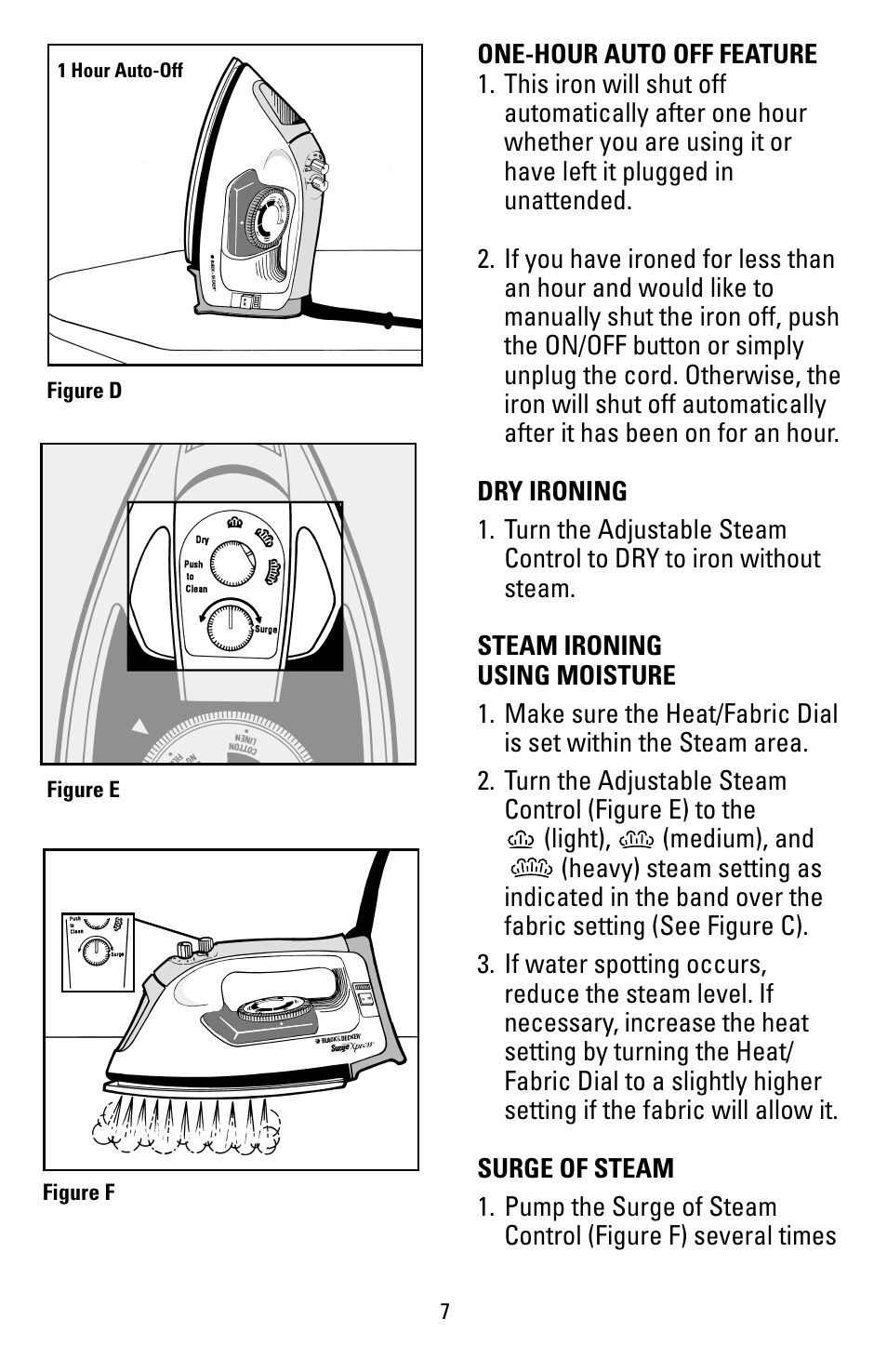 Black & Decker F855 User Manual | Page 7 / 16