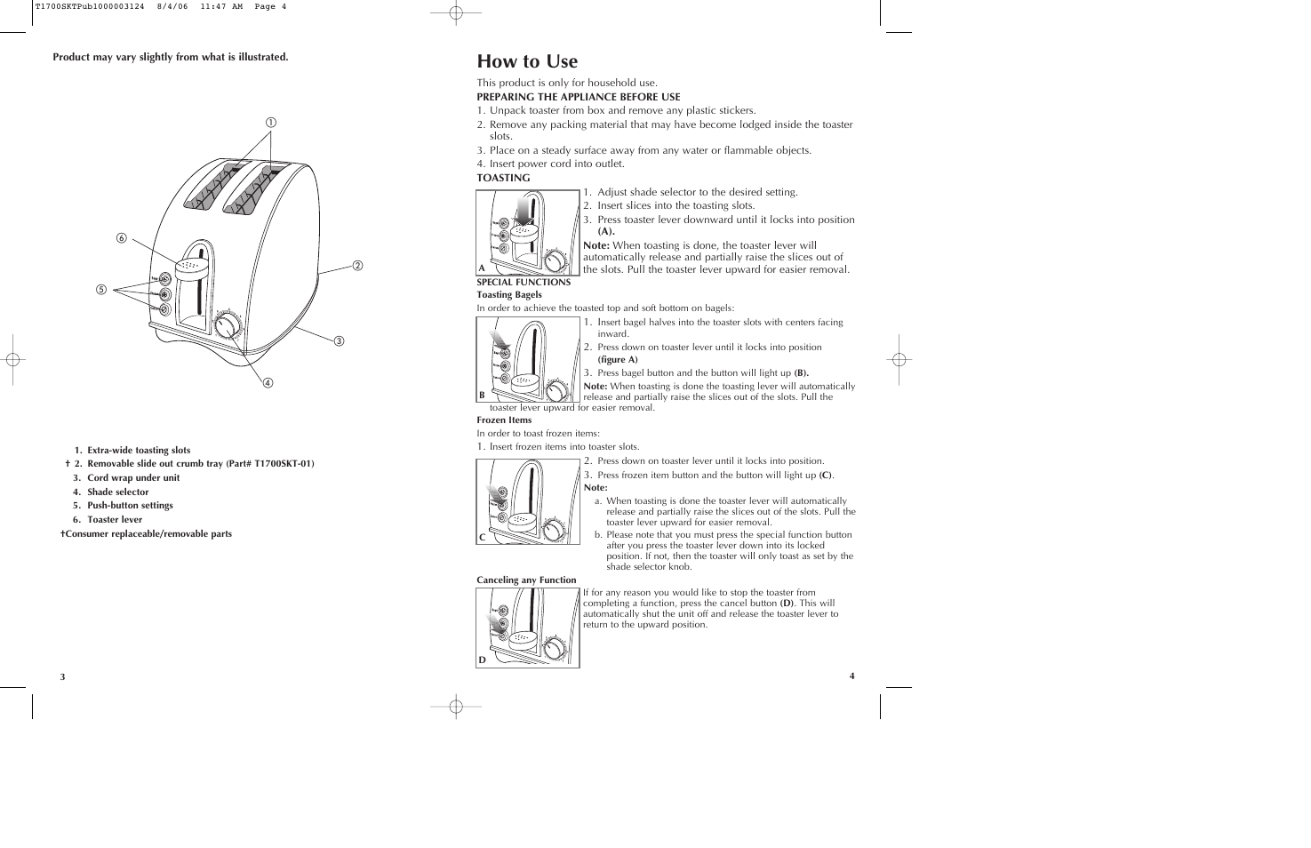 How to use | Black & Decker T1700S User Manual | Page 3 / 11