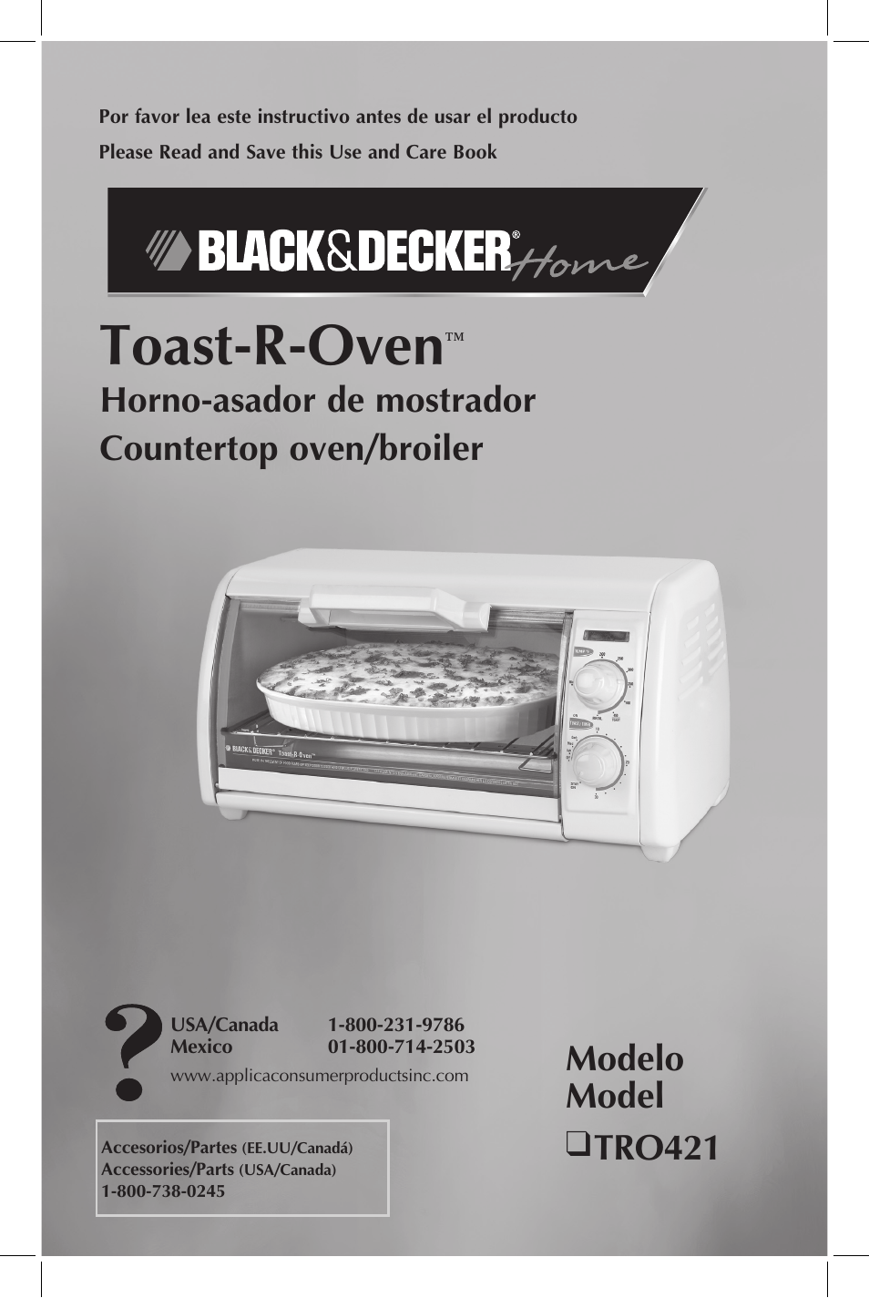 Black & Decker TRO421 User Manual | 15 pages