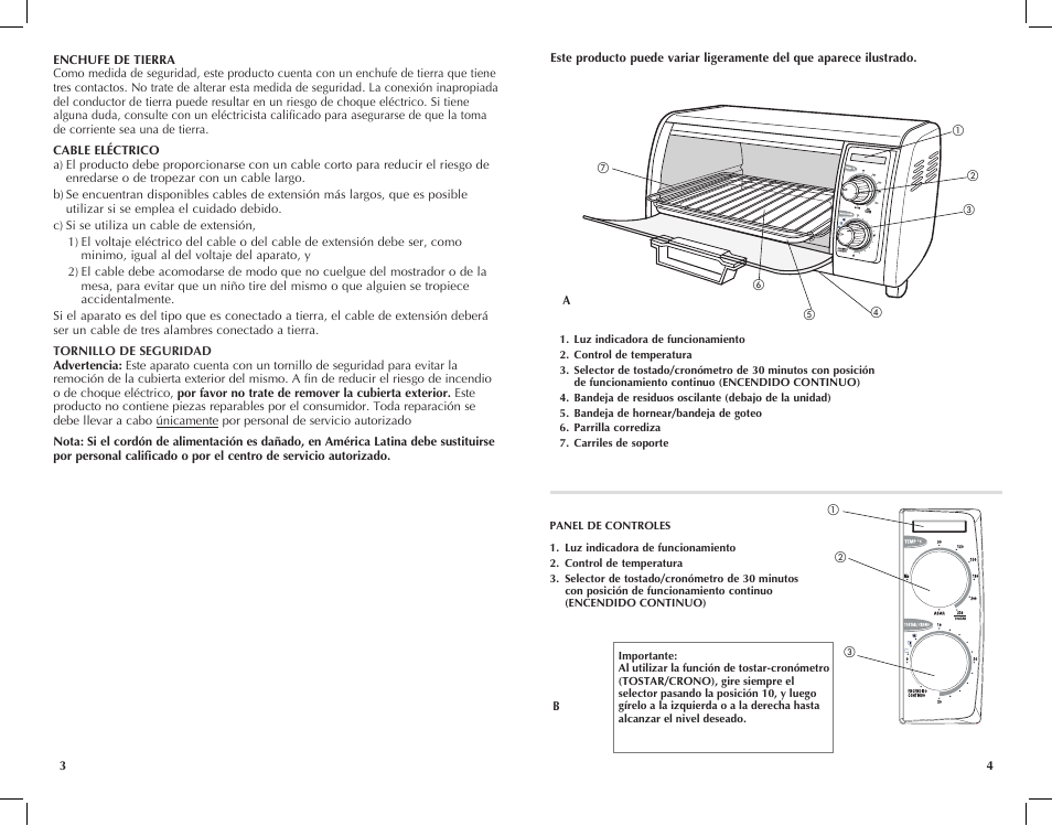 Black & Decker TRO421 User Manual | Page 3 / 15