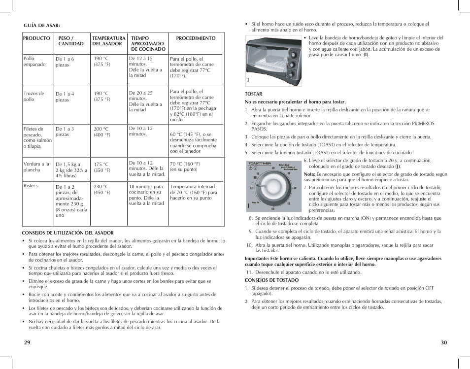 Black & Decker Perfect Broil CTO4300W User Manual | Page 16 / 33