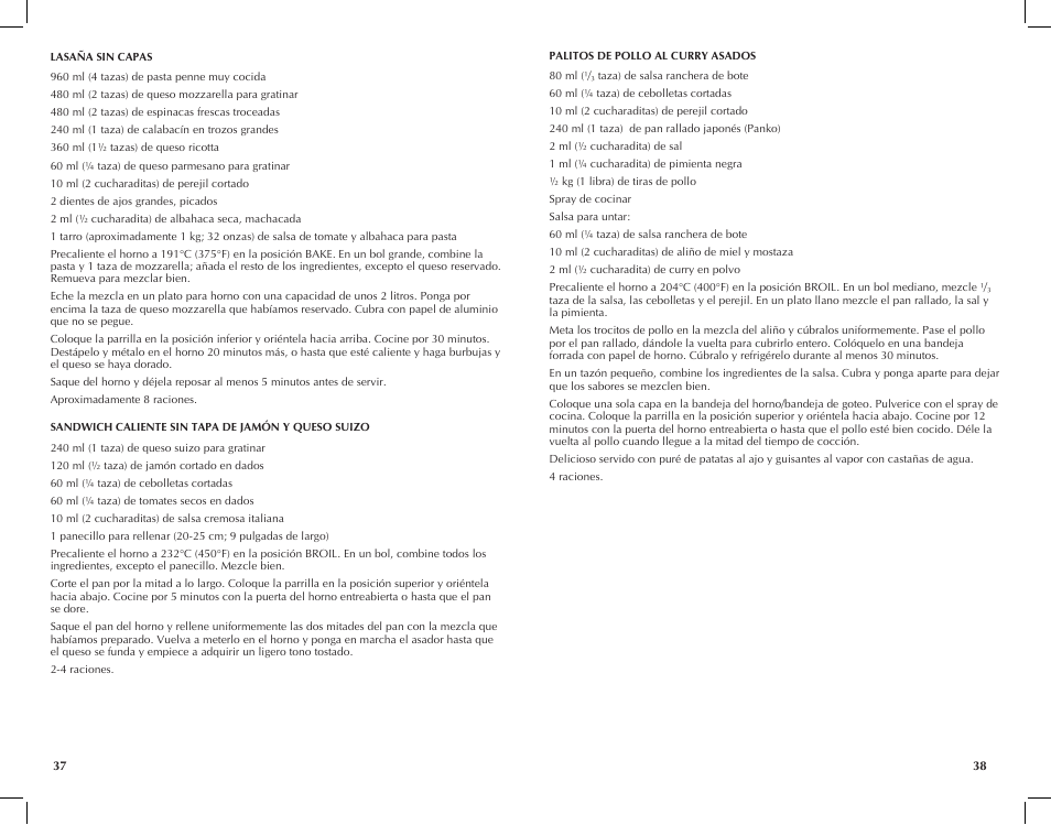 Black & Decker Perfect Broil CTO4300W User Manual | Page 20 / 33