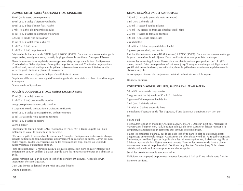 Black & Decker Perfect Broil CTO4300W User Manual | Page 29 / 33