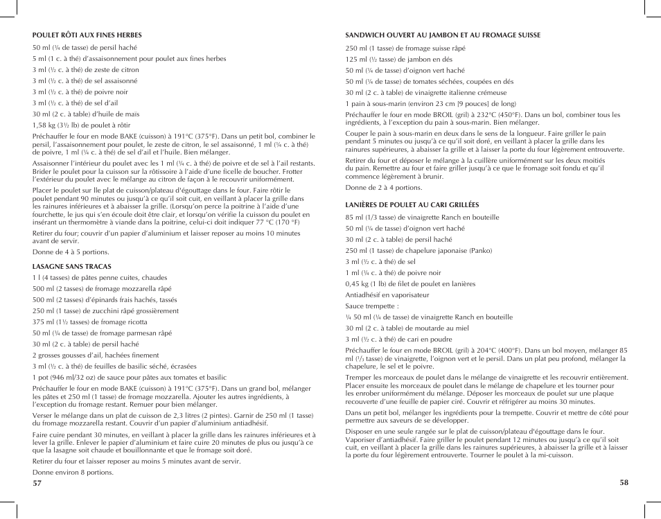 Black & Decker Perfect Broil CTO4300W User Manual | Page 30 / 33