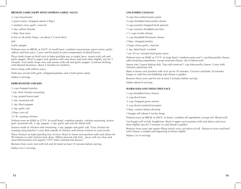 Black & Decker Perfect Broil CTO4300W User Manual | Page 9 / 33