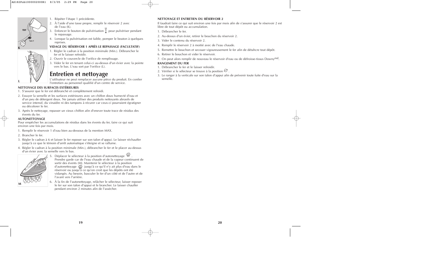 Entretien et nettoyage | Black & Decker AS182 User Manual | Page 11 / 15