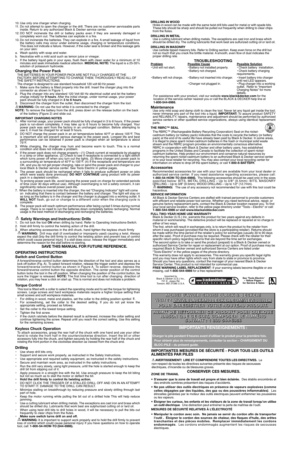 Black & Decker 5148415-00 User Manual | Page 2 / 6