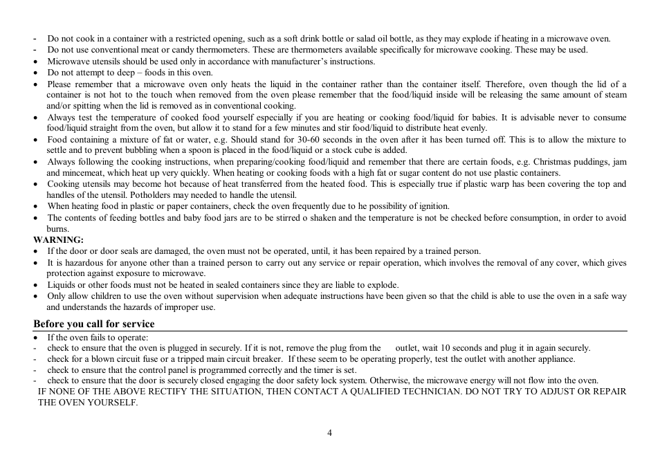 Hyundai H-MW1217 User Manual | Page 4 / 22