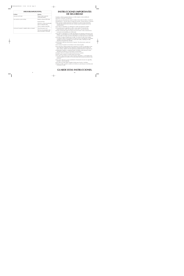 Black & Decker VC2000 User Manual | Page 6 / 13