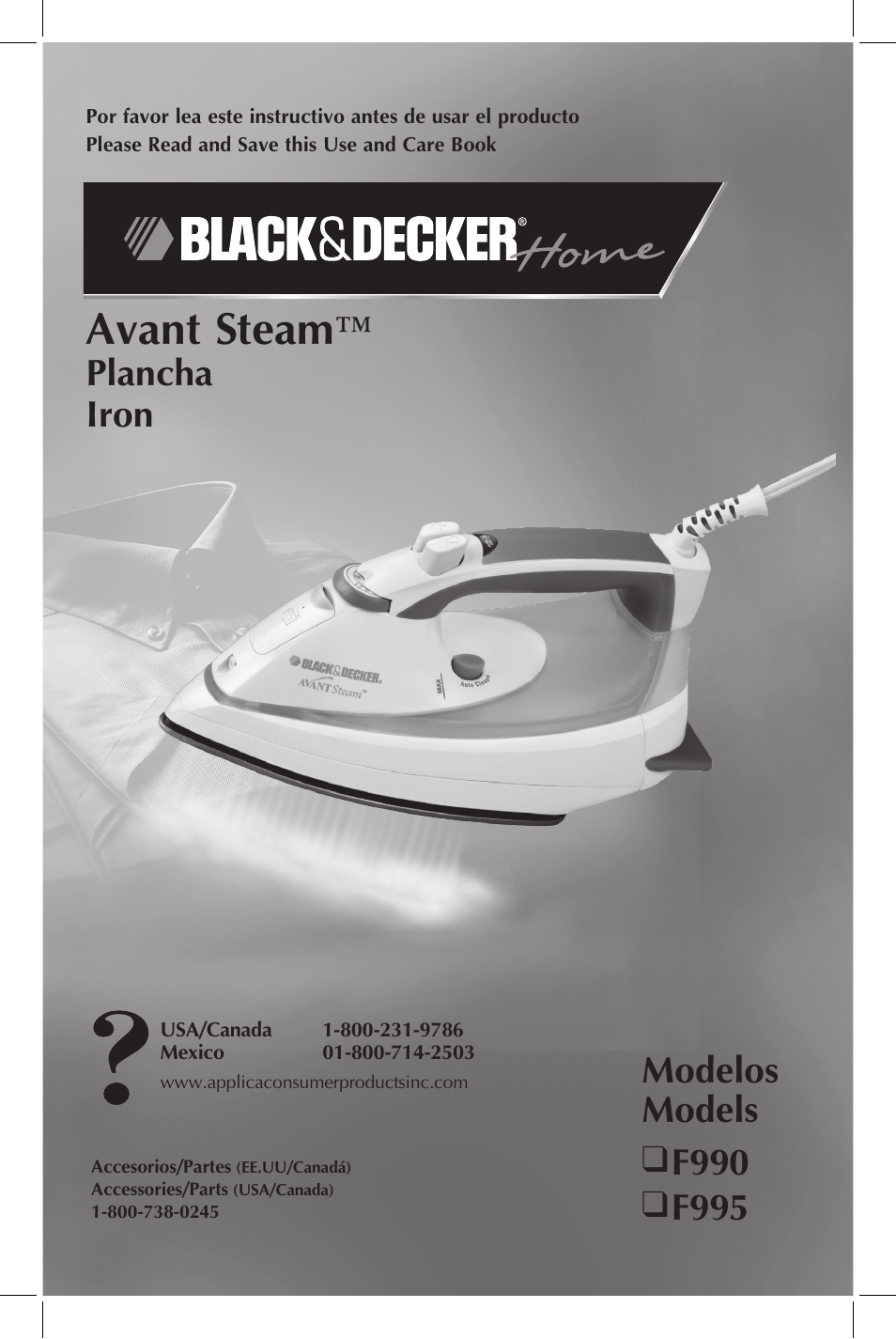 Black & Decker F990 User Manual | 11 pages