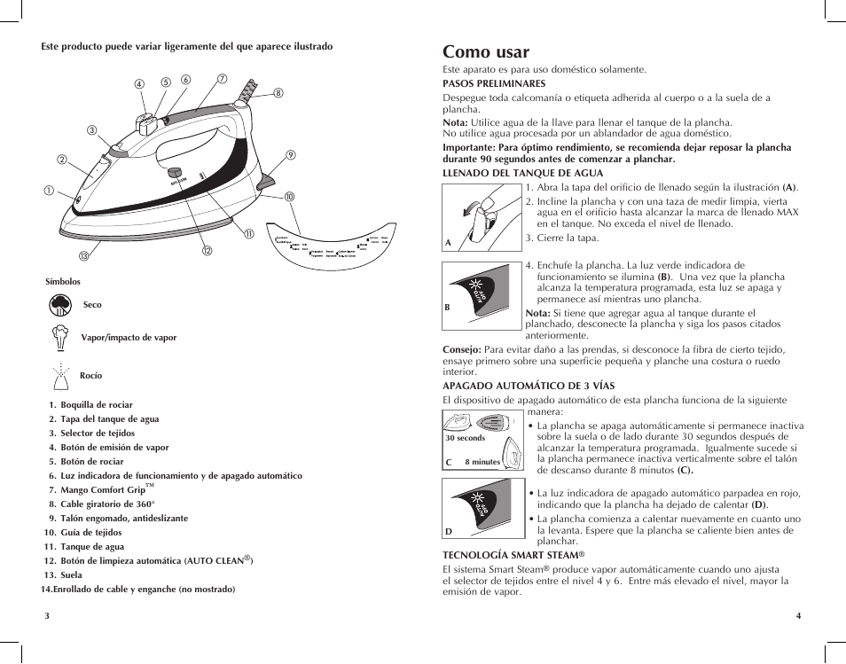 Como usar | Black & Decker F990 User Manual | Page 3 / 11