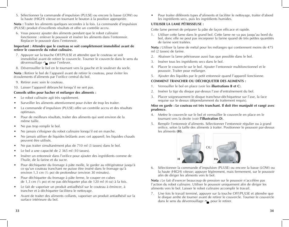 Black & Decker FP2500ikt User Manual | Page 18 / 25