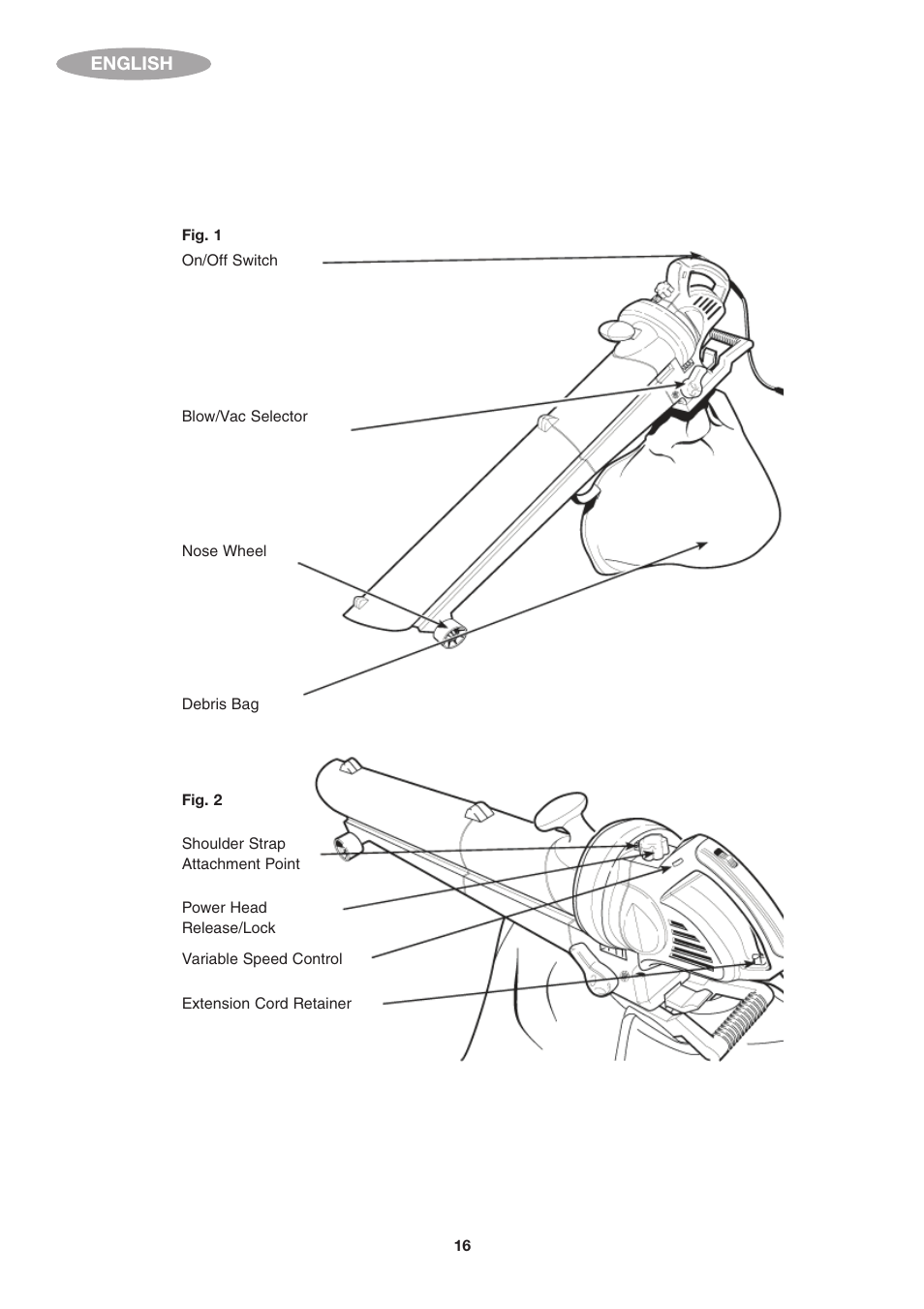 Black & Decker BV2200 User Manual | Page 16 / 22