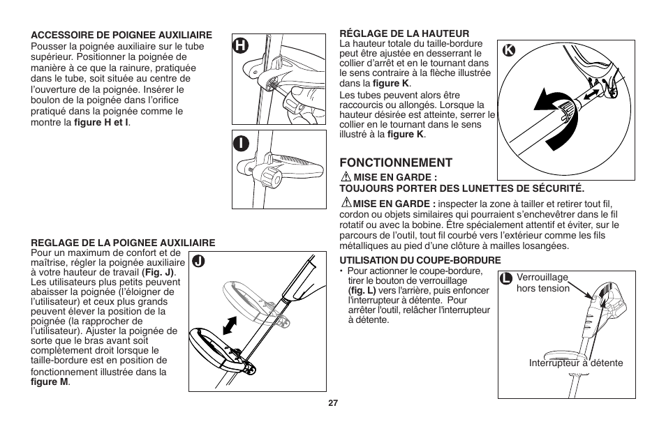 Black & Decker LST1018 User Manual | Page 27 / 52