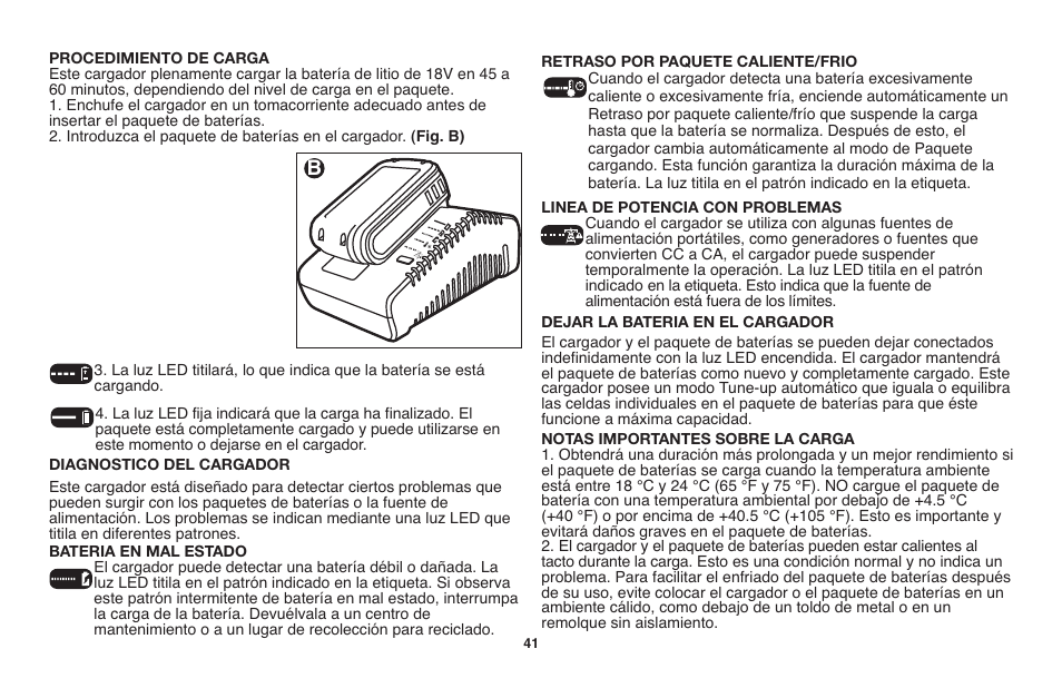 Black & Decker LST1018 User Manual | Page 41 / 52