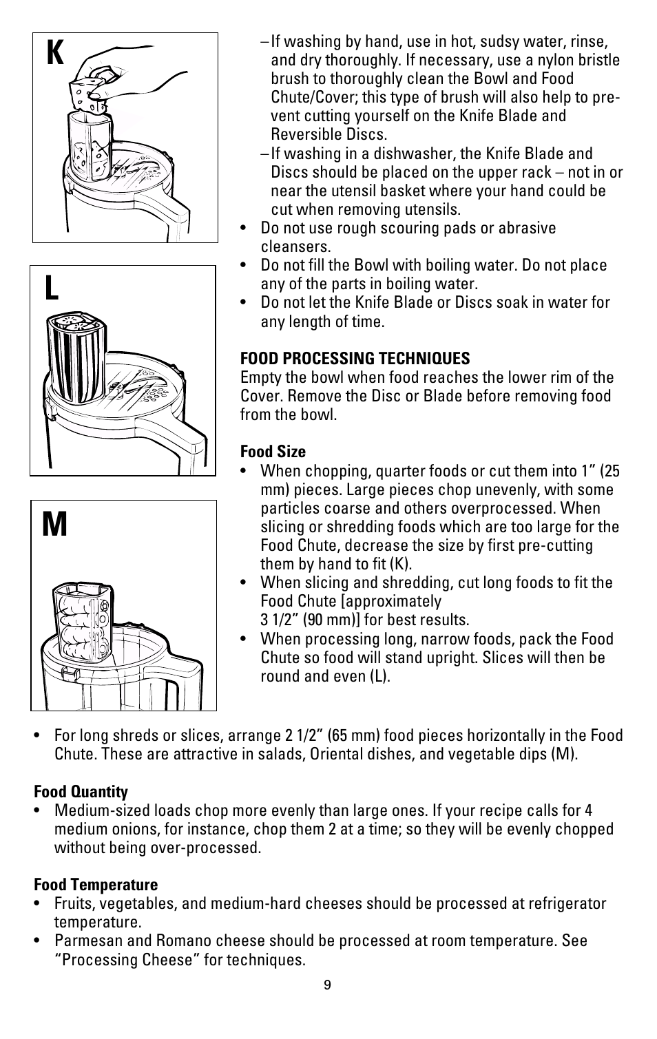 Lm k | Black & Decker FP1000 User Manual | Page 7 / 23