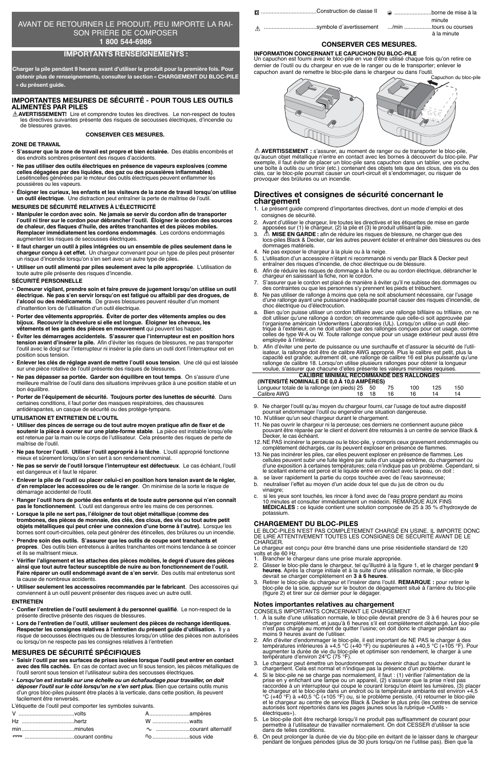 Black & Decker HPD1202 User Manual | Page 3 / 6